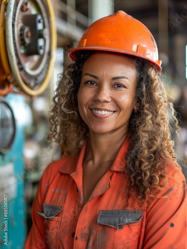 Portraits of Female Engineers and Technicians in Industrial Settings Celebrating Diversity and Strength in the Modern Workforce with Women in Engineering, Construction, and Technology