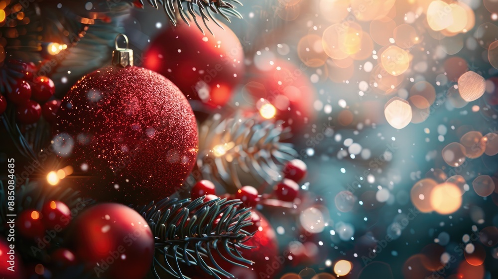 Festive Background for Christmas and New Year Festive Background for Christmas and New Year