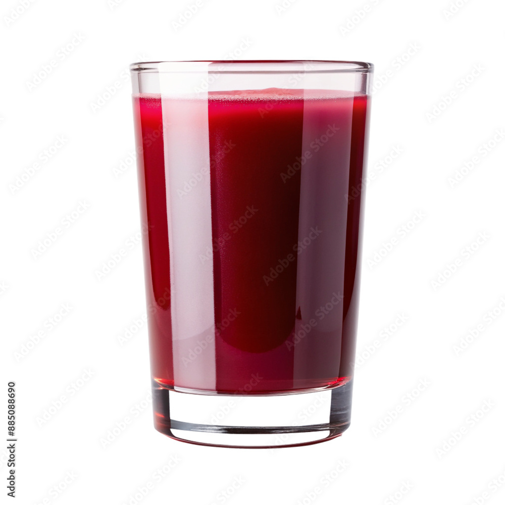 A glass of red juice isolated on transparent background
A glass of red juice isolated on transparent background