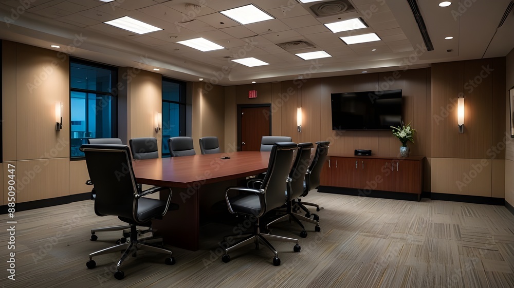 Empty conference room Empty conference room
