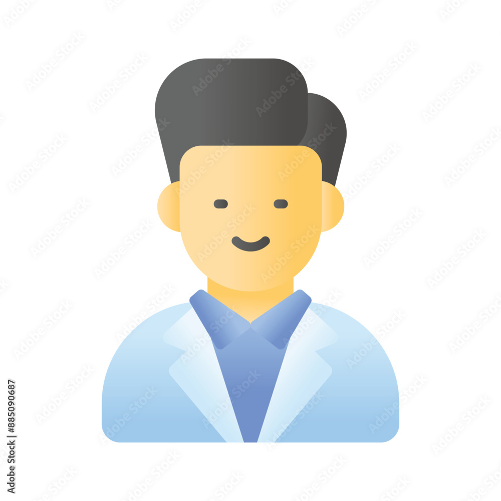 Get this amazing icon of pharmacist, ready to use vector