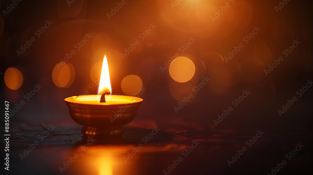 A serene oil lamp shines warmly in the dark, creating a peaceful atmosphere with its gentle glow, symbolizing hope and spirituality. A serene oil lamp shines warmly in the dark, creating a peaceful atmosphere with its gentle glow, symbolizing hope and spirituality.