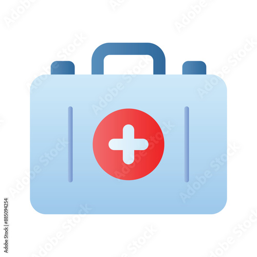 Download this amazing icon of first aid kit, medical box vector design