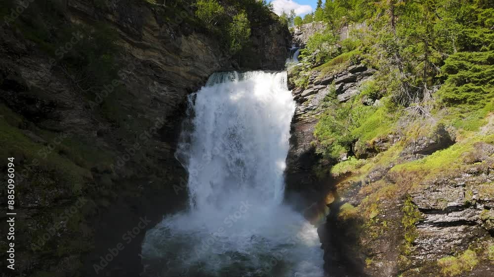 Norwegian scenic Waterfall in a Forest 4 (Rec 709-version) Norwegian scenic Waterfall in a Forest 4 (Rec 709-version)