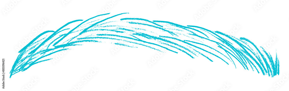 Light blue pencil strokes in simple style, isolated on transparent background. Light blue pencil strokes in simple style, isolated on transparent background.