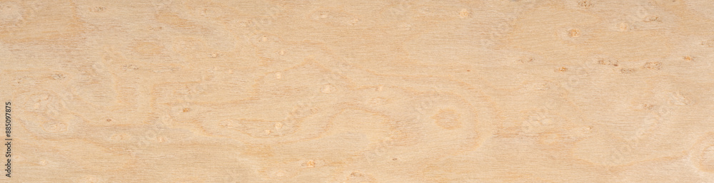 A seamless blend of alabaster and wheat, this bird's eye maple veneer whispers of understated luxury and natural grace