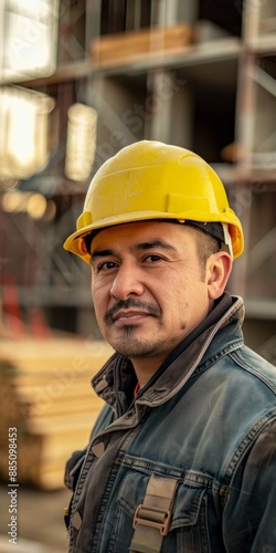 Portraits of Diverse Industrial Workers in Various Environments: Engineers, Construction Sites, Machinery, Safety Gear, and Work Conditions Captured in High Detail, Reflecting Hard Work and Dedication © people_k