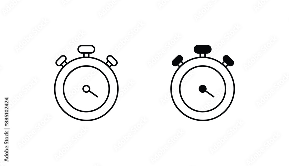 Time icon design with white background stock illustration Time icon design with white background stock illustration
