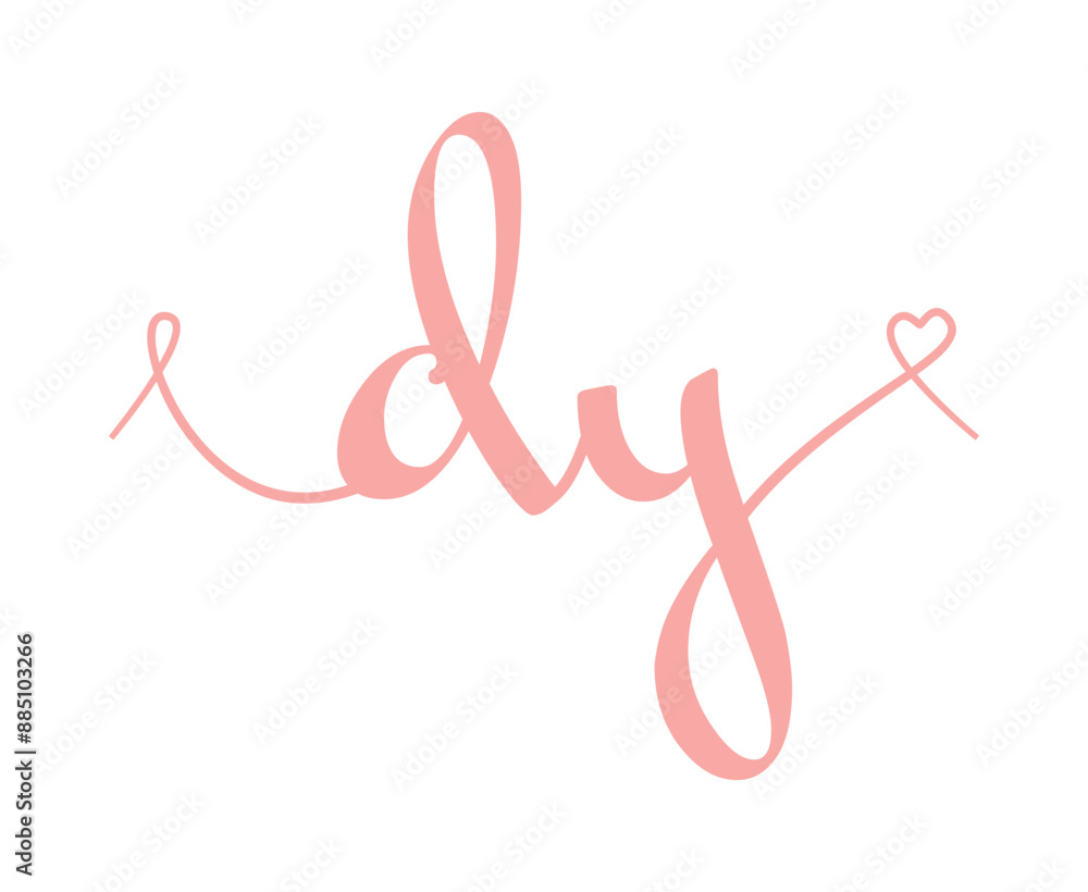 DY initial wedding monogram calligraphy vector illustration. Hand drawn lettering d and y love logo design for valentines day poster, greeting card DY initial wedding monogram calligraphy vector illustration. Hand drawn lettering d and y love logo design for valentines day poster, greeting card