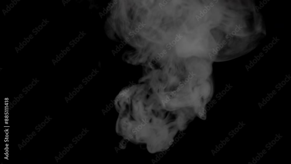 High Angle Shot Real Smoke at 4K #09 High Angle Shot Real Smoke at 4K #09