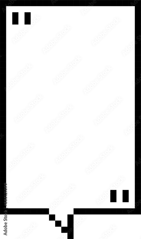 8bit retro game pixel speech bubble balloon with quotation marks, icon sticker memo keyword planner text box banner, flat png isolated transparent element design 8bit retro game pixel speech bubble balloon with quotation marks, icon sticker memo keyword planner text box banner, flat png isolated transparent element design