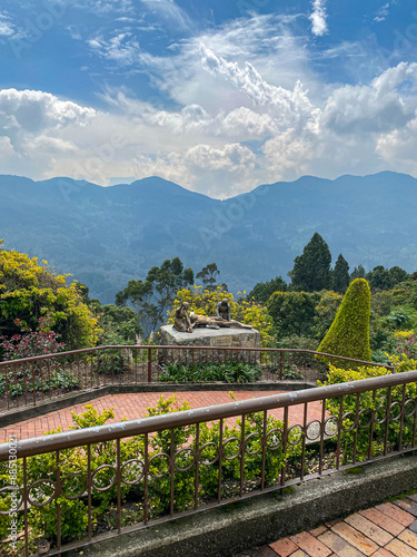 Looking down on to Station 11 at the Monseratte Sanctuary Bogota Colombia photo