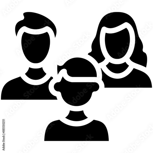 Family vector icon illustration of Lifestyles iconset.