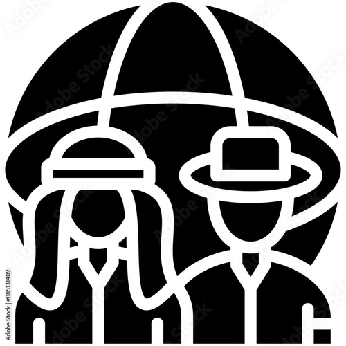 Culture vector icon illustration of Lifestyles iconset.