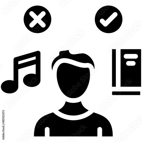 Alternative Lifestyle vector icon illustration of Lifestyles iconset.