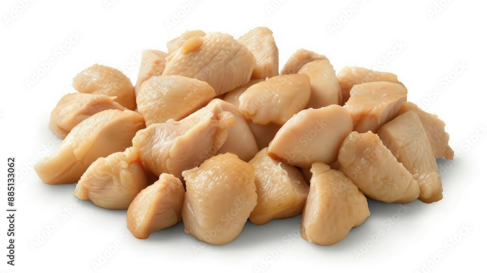 A Pile of Tender Chicken Pieces Ready for a Delicious Meal A Pile of Tender Chicken Pieces Ready for a Delicious Meal