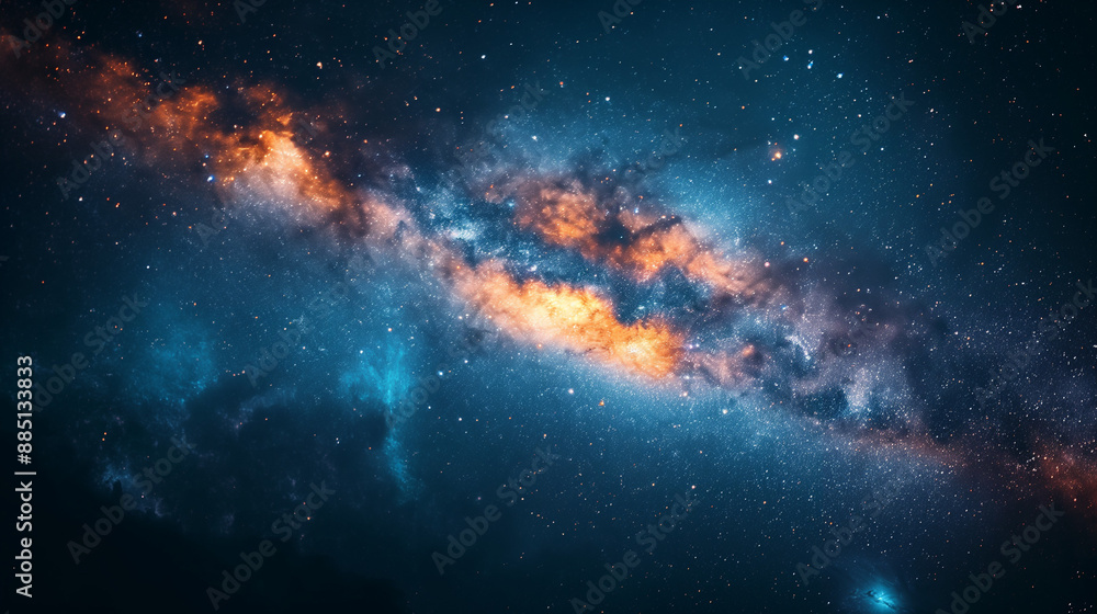Obraz premium background with stars