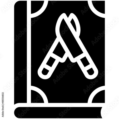 Literary Crime vector icon illustration of Literature iconset.
