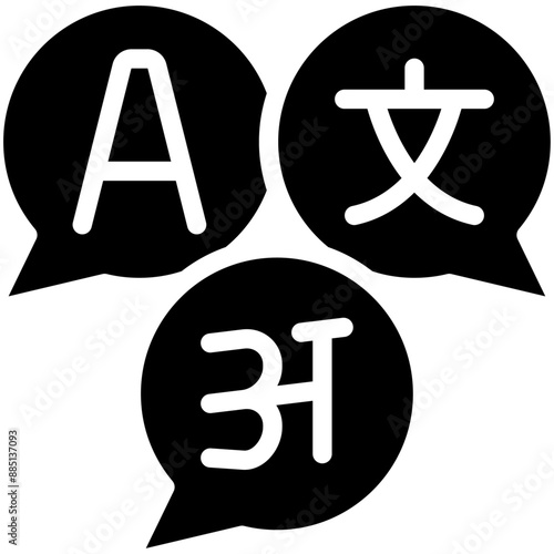 Language vector icon illustration of Literature iconset.