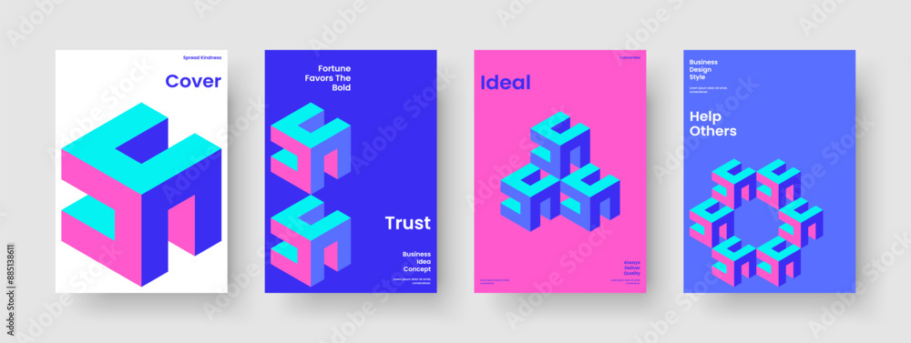 Obraz premium Abstract Flyer Layout. Modern Poster Design. Isolated Banner Template. Business Presentation. Report. Book Cover. Brochure. Background. Leaflet. Brand Identity. Pamphlet. Magazine. Journal