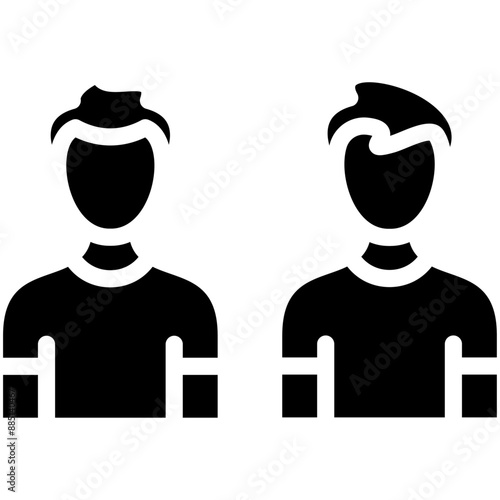 Youth vector icon illustration of Protesting and Civil Disobedience iconset.