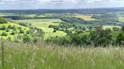 Blick ins Tal im Sommer. photo