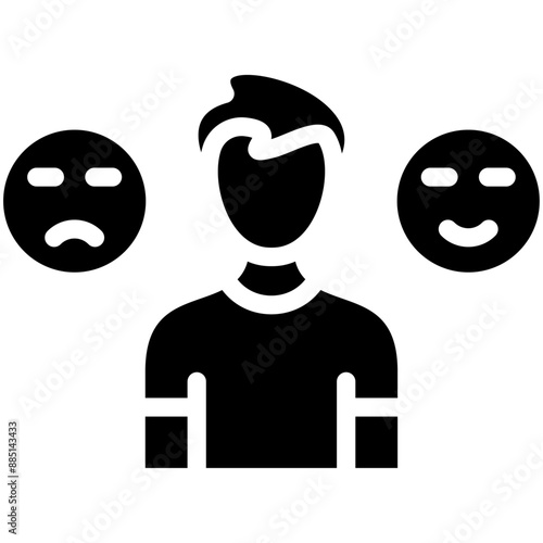 Expression vector icon illustration of Protesting and Civil Disobedience iconset.