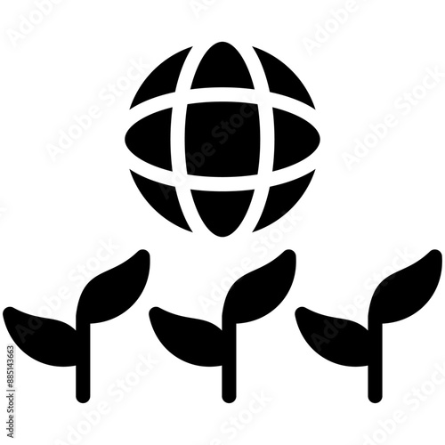 Environment vector icon illustration of Protesting and Civil Disobedience iconset.