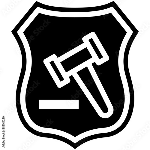 Civil Rights vector icon illustration of Protesting and Civil Disobedience iconset.