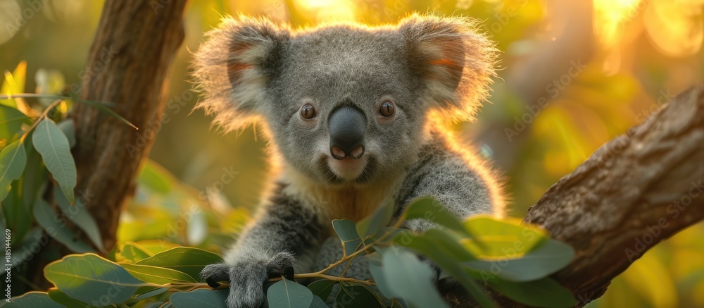 Koala Bear Cub in Sunlight Koala Bear Cub in Sunlight