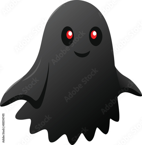 Spooky Ghost Haunts the Night. 
