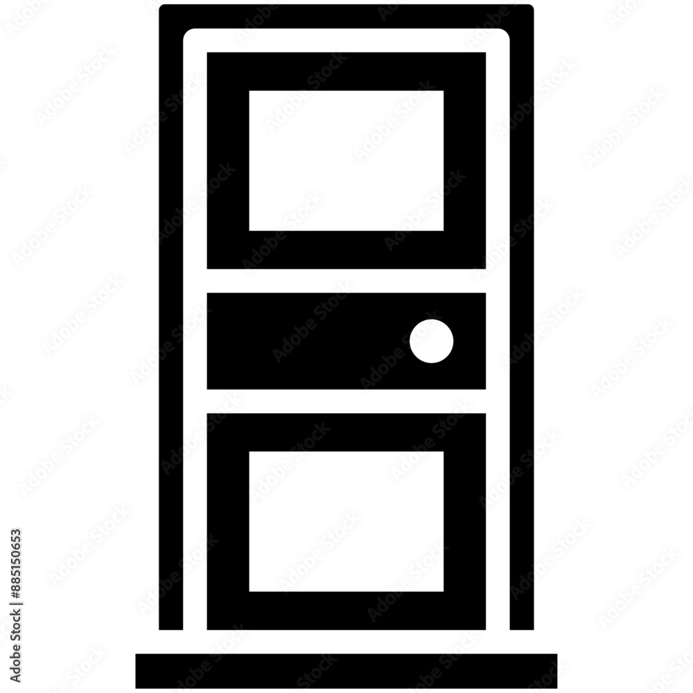 Door vector icon illustration of Home Improvements iconset. Door vector icon illustration of Home Improvements iconset.