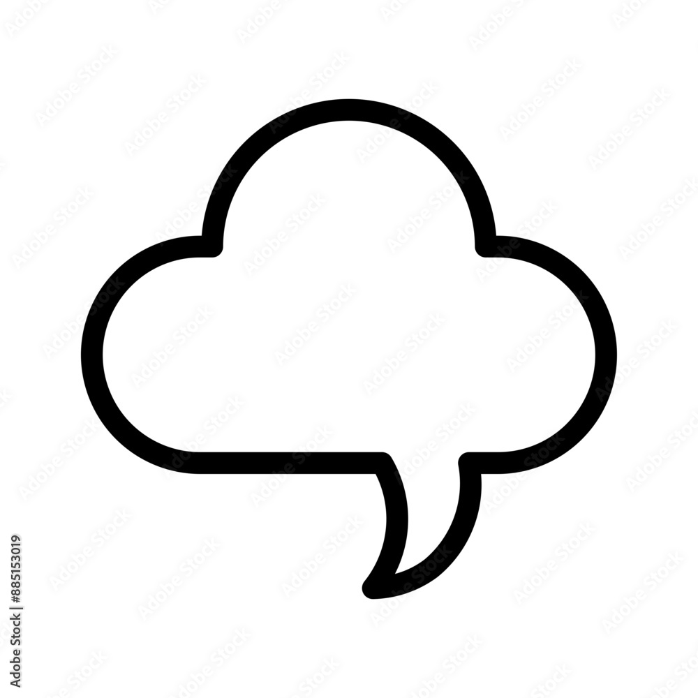 chatPhone notification line icon chatPhone notification line icon