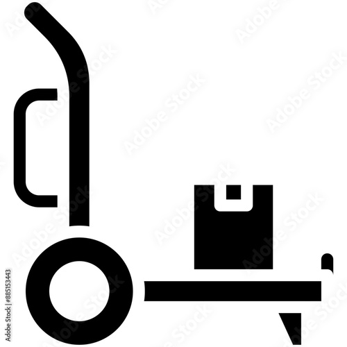 Box Carrier vector icon illustration of Business & Economy iconset.