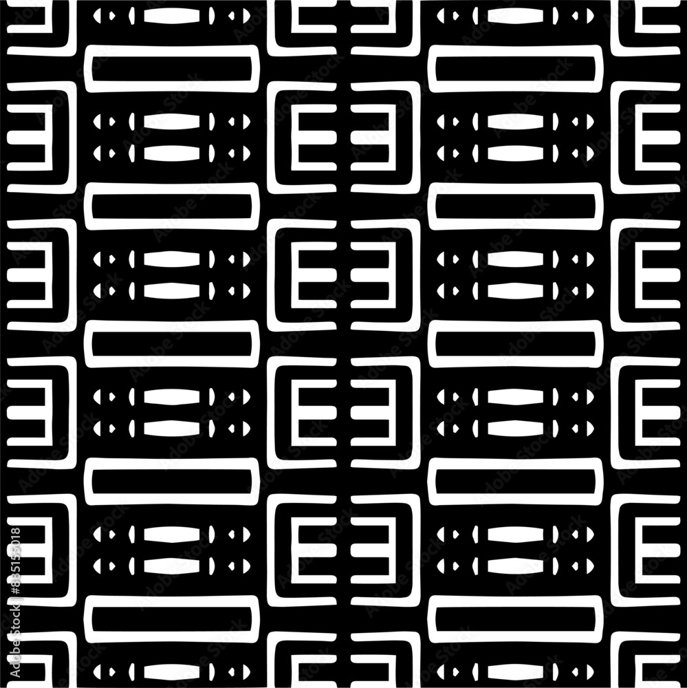 Abstract black figures on a whire background. Seamless texture for fashion, textile design, on wall paper, wrapping paper, fabrics and home decor. Simple repeat pattern. Abstract black figures on a whire background. Seamless texture for fashion, textile design, on wall paper, wrapping paper, fabrics and home decor. Simple repeat pattern.