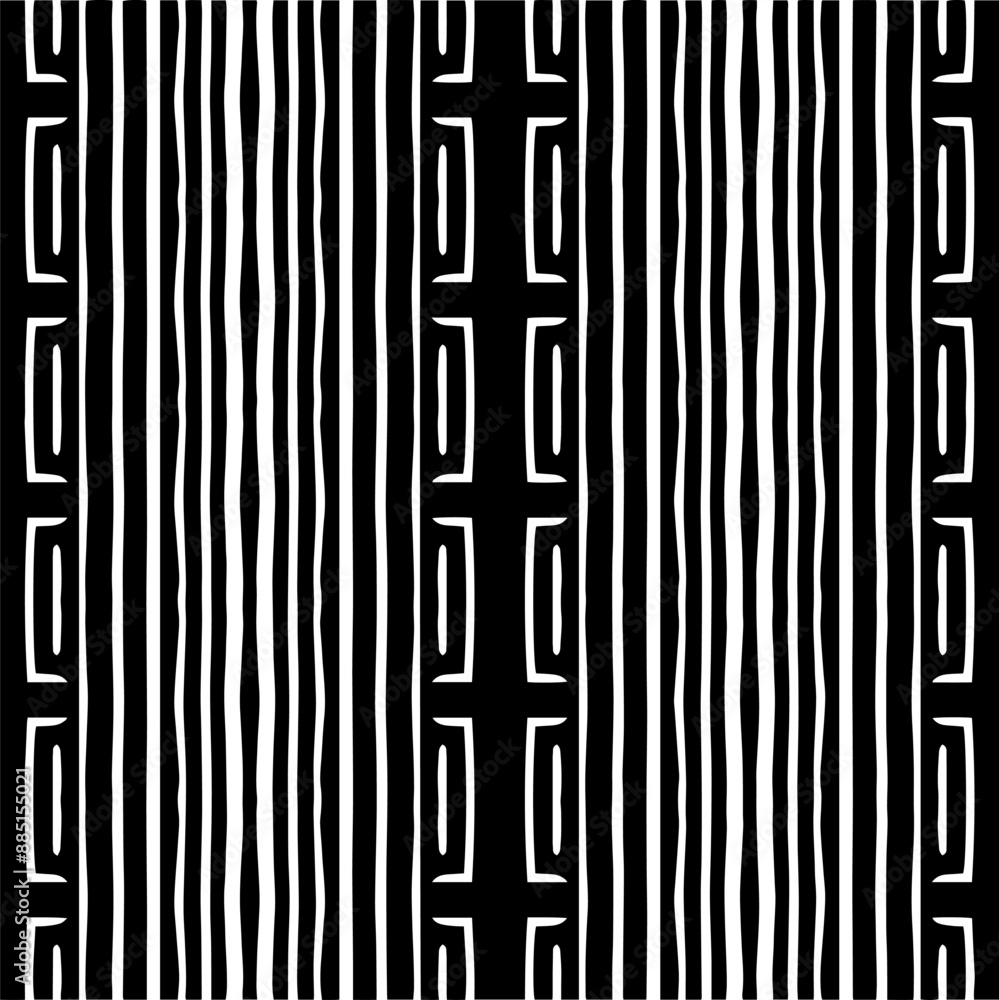 Abstract black figures on a whire background. Seamless texture for fashion, textile design, on wall paper, wrapping paper, fabrics and home decor. Simple repeat pattern. Abstract black figures on a whire background. Seamless texture for fashion, textile design, on wall paper, wrapping paper, fabrics and home decor. Simple repeat pattern.