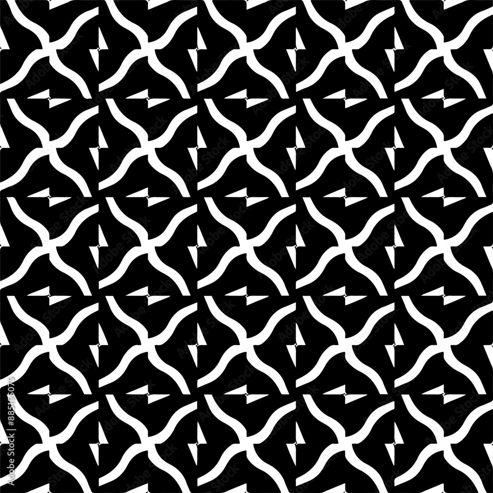 Abstract black figures on a whire background. Seamless texture for fashion, textile design, on wall paper, wrapping paper, fabrics and home decor. Simple repeat pattern. Abstract black figures on a whire background. Seamless texture for fashion, textile design, on wall paper, wrapping paper, fabrics and home decor. Simple repeat pattern.