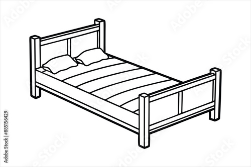 bed vector