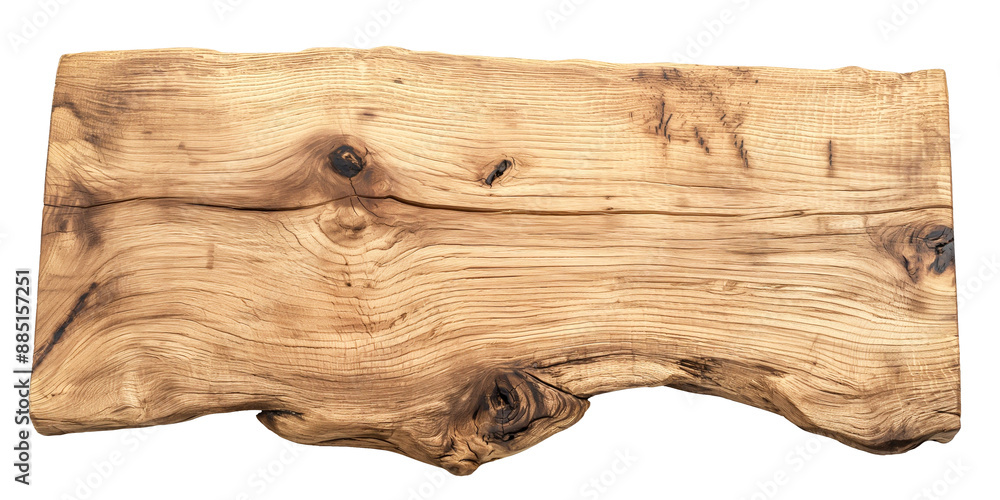 old wooden board, natural solid oak wood log cut out old wooden board, natural solid oak wood log cut out