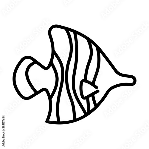 Angel Fish Lineart