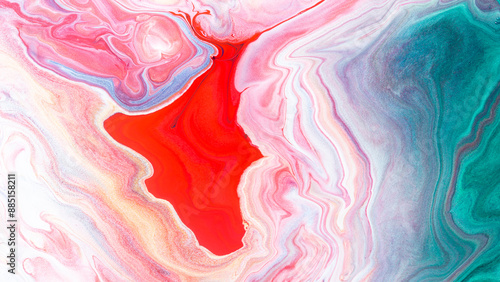 Acrylic Pour Color Liquid marble abstract surfaces Design.