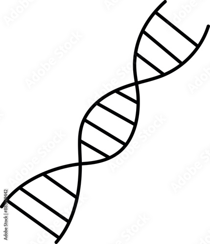 Hand-Drawn Double Helix DNA Structure