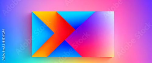 illustrazione con elementi geometrici astratti a tema contemporaneo