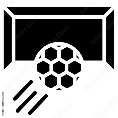 Goalie vector icon illustration of Soccer iconset.