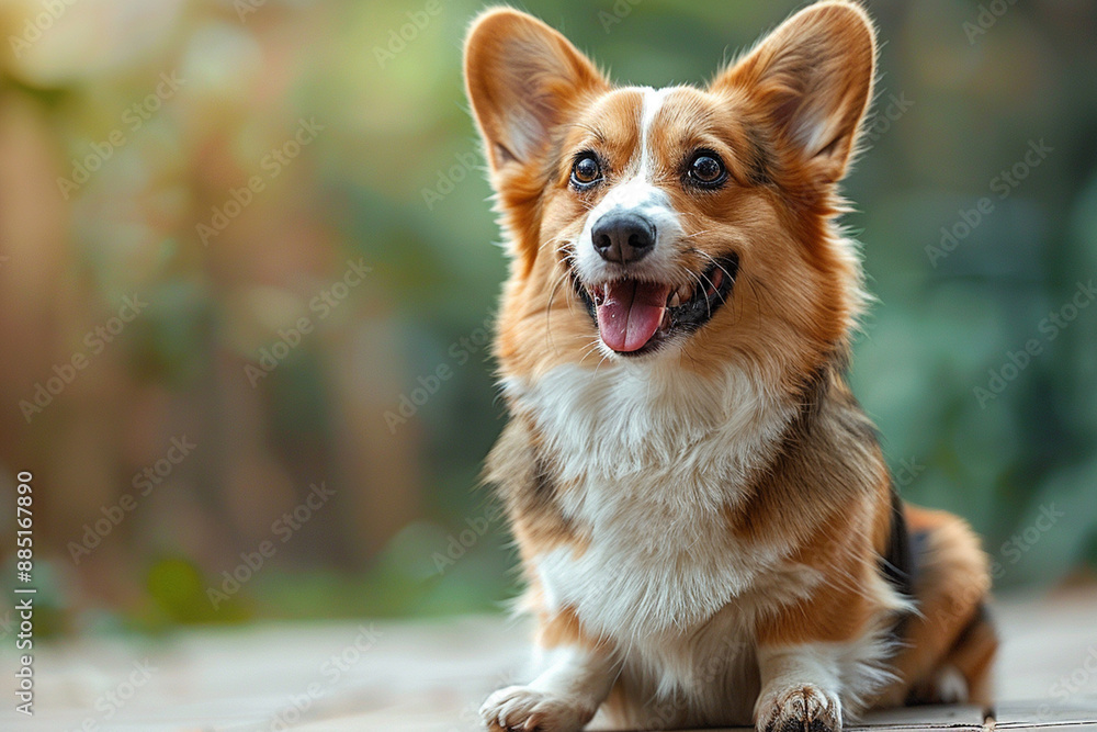 Smiling corgi dog Smiling corgi dog