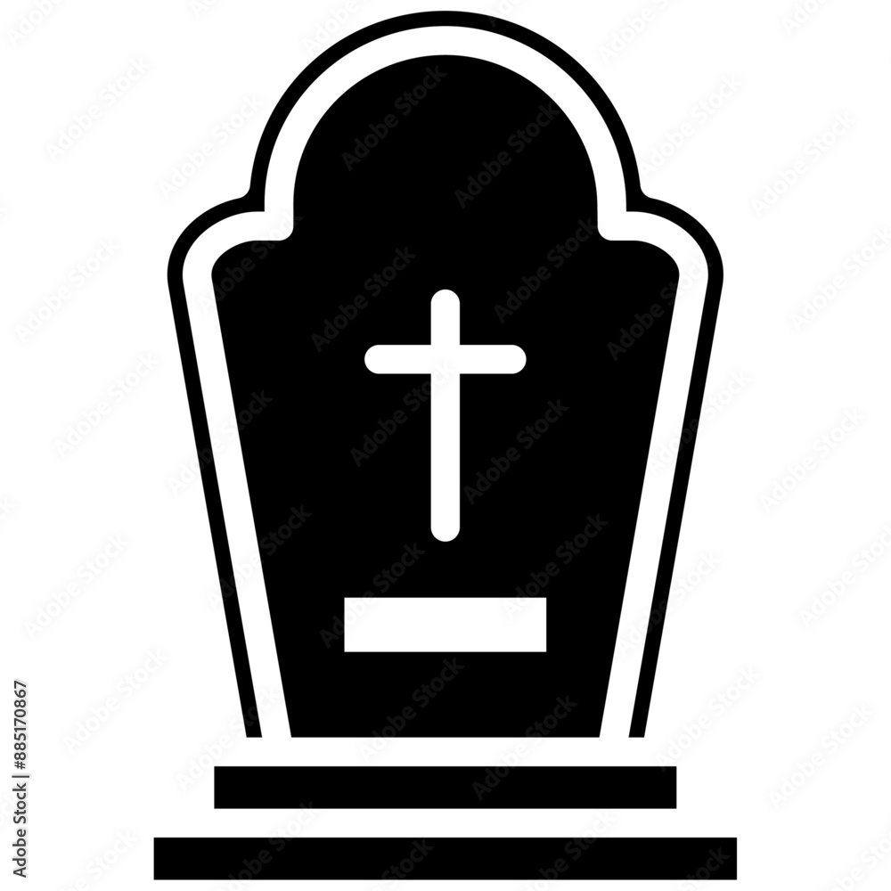 Grave vector icon illustration of Funeral iconset. Grave vector icon illustration of Funeral iconset.