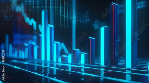 Wallpaper Mural Precision Engineering: Gear Wireframe Symbol on Dark Blue Background Torontodigital.ca