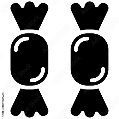 Candies vector icon illustration of Party and Celebration iconset.