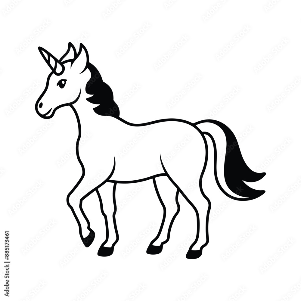The Best Unicorn Silhouette Vector Illustration The Best Unicorn Silhouette Vector Illustration
