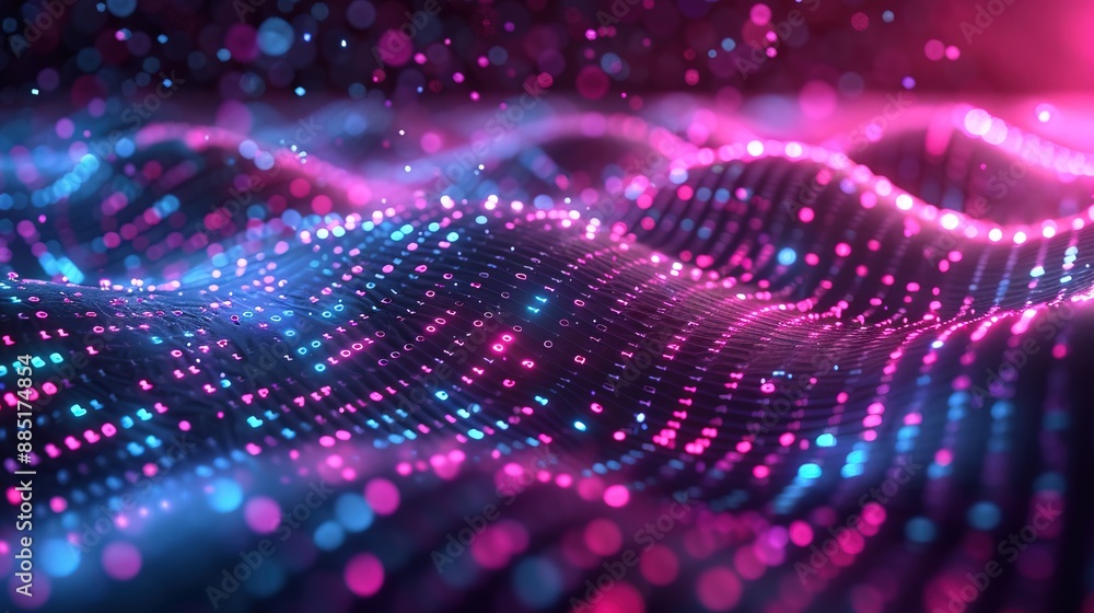 Fabric of cyber information and data streams. trending data process Fabric of cyber information and data streams. trending data process